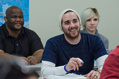 Students in class