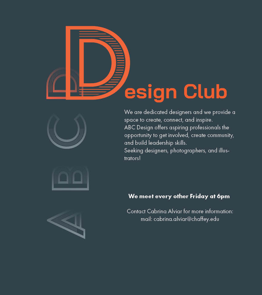 ABC design club flyer