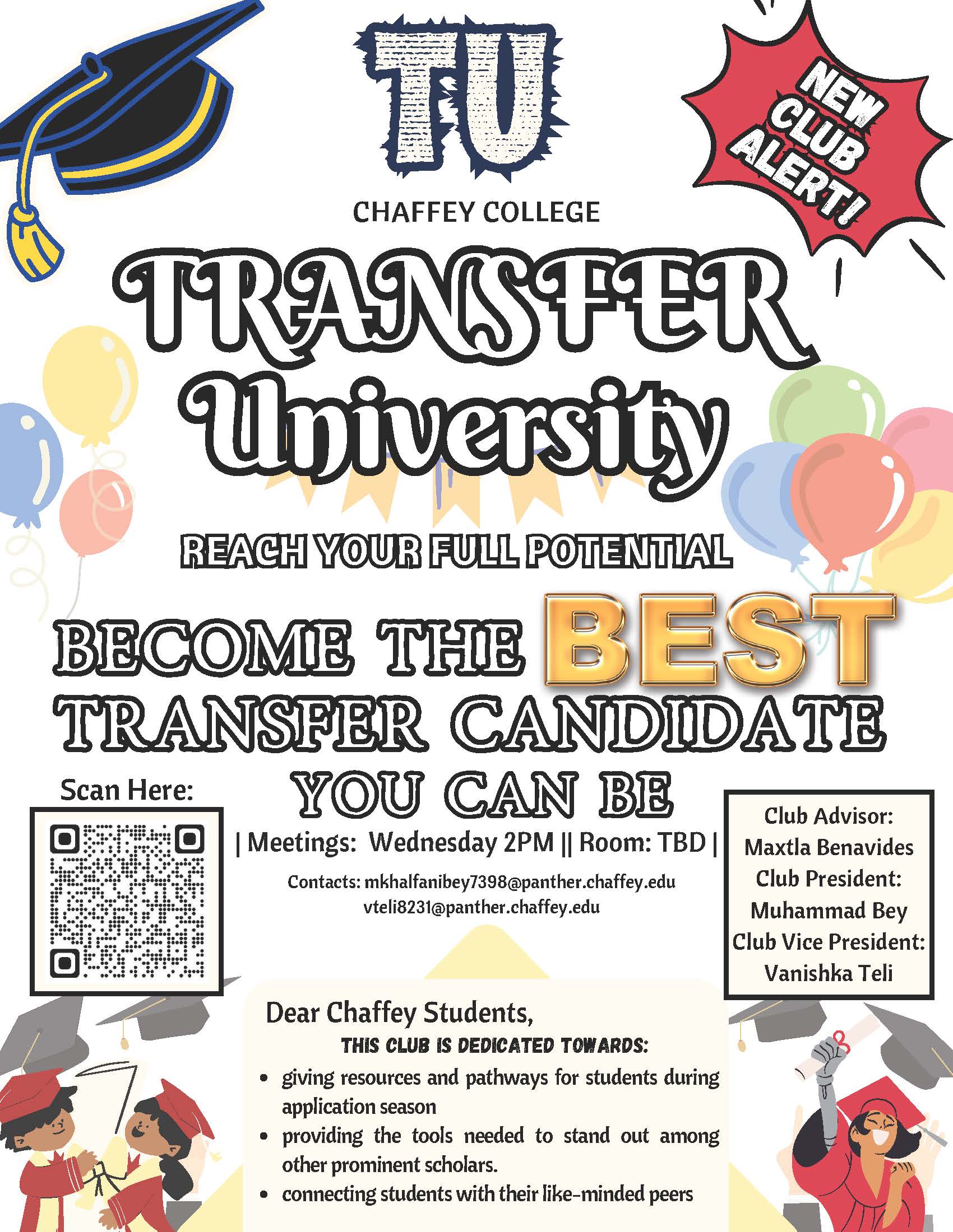 Transfer University flyer