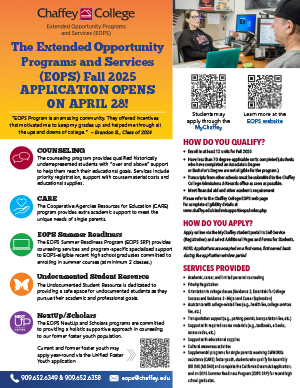 EOPS application flyer