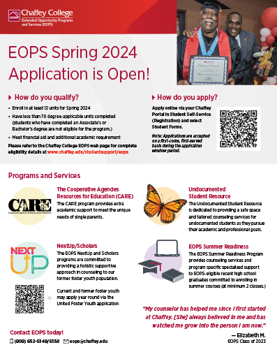 EOPSSpringl 2025 Application flyer