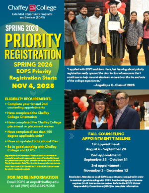 Priority Registyration flyer