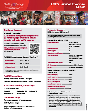 EOPS Services Overview flyer