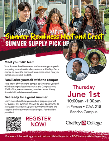 Poster of Summer Readness program