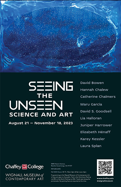 Image of the exhibition poster for "Seeing the Unseen"