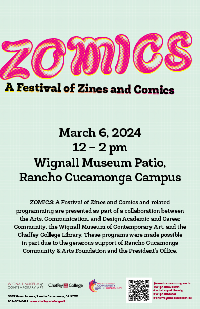 Image of Zomics poster (information repeats in webpage text)